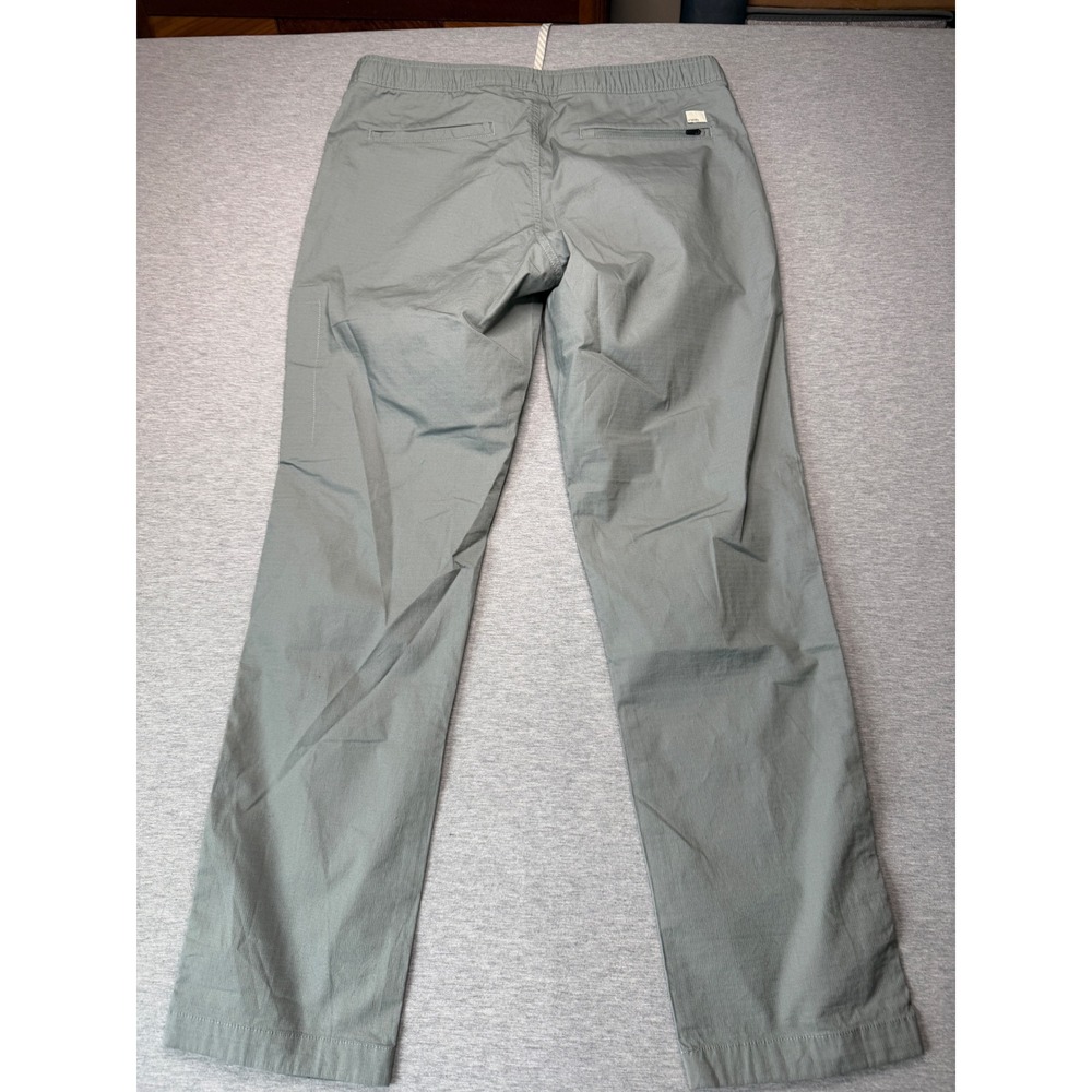 Vuori Ripstop Pant Women Large Sage Green Stretch Cotton Jogger VW401 - Picture 3 of 9